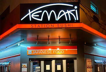 Fachada Luminoso - Temaki Station Sushi