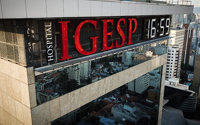 Fachada Letras Hospital IGESP